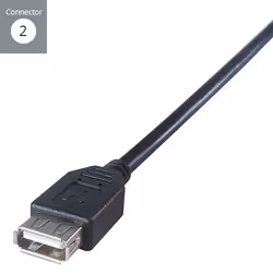 connektgear 2m USB 2 Extension Cable A Male to A Female - High Speed