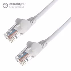 connektgear 1.5m RJ45 CAT6 UTP Stranded Flush Moulded LS0H Network Cable - 24AWG - White, 1.5 m, Cat6, U/UTP (UTP), RJ-45, RJ ...