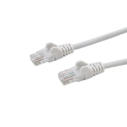 connektgear 7m RJ45 CAT6 UTP Stranded Flush Moulded LS0H Network Cable - 24AWG - White