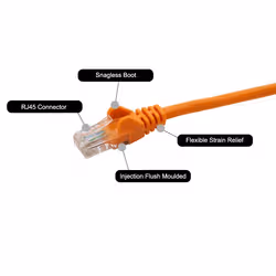 connektgear 31-0100O networking cable Orange 10 m Cat6 U/UTP (UTP) - Additional view 2