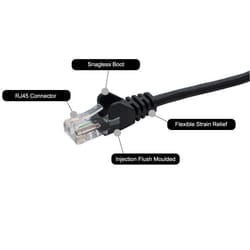 connektgear 28-0100BK networking cable Black 10 m Cat5e U/UTP (UTP)