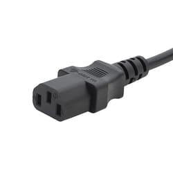 connektgear 1m Mains Extension Power Cable C14 Plug to C13 Socket