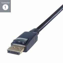 connektgear DisplayPort Splitter Cable - DP Male to 2 x DP Female