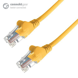 connektgear 25m RJ45 CAT6 UTP Stranded Flush Moulded LS0H Network Cabl