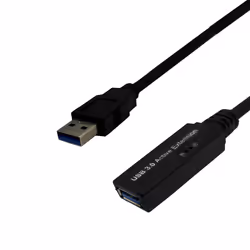 connektgear 5m USB 3 Active Extension Cable A Male to A Female - High Speed, 5 m, USB A, USB A, USB 3.2 Gen 1 (3.1 Gen 1), 4. ...