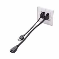 connektgear 5m Single Gang HDMI/USB Type B AV Cable Kit - Additional view 2