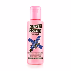 CRAZY COLOR Sapphire 100 ml, Blue, Sapphire, Unisex, 100 ml, All hair, Bottle