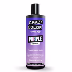 CRAZY COLOR Purple Shampoo, 250 ml, Shampoo, Non-professional, Unisex, Colored hair, Colour protection, Moisturizing