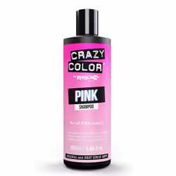 CRAZY COLOR Pink Shampoo, 250 ml, Shampoo, Non-professional, Unisex, Colored hair, Colour protection, Moisturizing