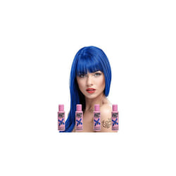 Crazy Colour Semi Permanent Hair Dye By Renbow Sky Blue No.59 (100ml) Box of 4