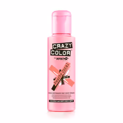 CRAZY COLOR Peachy Coral 100 ml, Orange, Peachy Coral, Unisex, 100 ml, All hair, Bottle