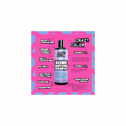 Bond Restore Shampoo for Dry Damaged Hair, Bleached, Coloured, Broken, Curly or Frizzy Hair. Vegan, Cruelty & Sulphate Free, 250ml