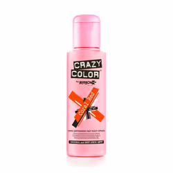 CRAZY COLOR Coral Red 100 ml, Red, Coral Red, Unisex, 100 ml, All hair, Bottle