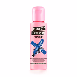 CRAZY COLOR Sky Blue 100 ml, Blue, Sky Blue, Unisex, 100 ml, All hair, Bottle