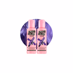 Vibrant Hot Purple Semi-Permanent Duo Hair Dye. Highly Pigmented Royal Purple Conditioning & Oil Nourishing Vegan Formula | N ...