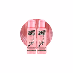 Vibrant Candy Floss Semi-Permanent Duo Hair Dye. Highly Pigmented Pastel Pink Conditioning & Oil Nourishing Vegan Formula | N ...