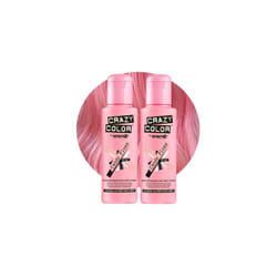 Vibrant Candy Floss Semi-Permanent Duo Hair Dye. Highly Pigmented Pastel Pink Conditioning & Oil Nourishing Vegan Formula | No Bleach or Ammonia |