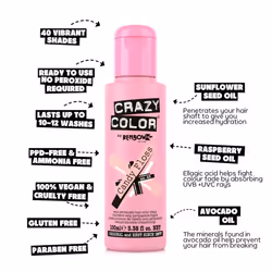 Vibrant Candy Floss Semi-Permanent Duo Hair Dye. Highly Pigmented Pastel Pink Conditioning & Oil Nourishing Vegan Formula | No Bleach or Ammonia |