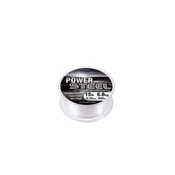 Power Steel Super Strong Mono Fishing Line - Crystal, 600m, 0.32 mm - 15.0 lb