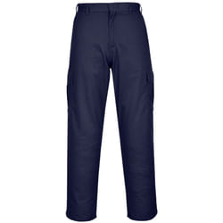 Portwest Mens Combat Work Trousers - 38R, Dark Navy