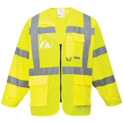 Portwest Hi-Vis Executive Jacket - Yellow, XL