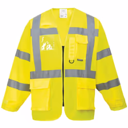 Portwest Hi-Vis Executive Jacket - Yellow, XXL