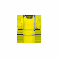 Hi-Vis S/S Polo Shirt - Yellow, 2XL