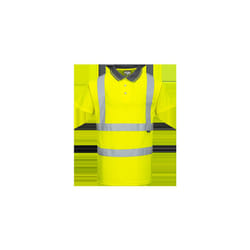 Hi-Vis S/S Polo Shirt - Yellow, 2XL