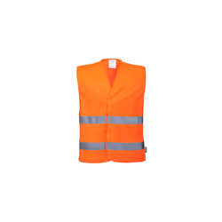 Hi-Vis 2 Band Vest - Orange, LXL