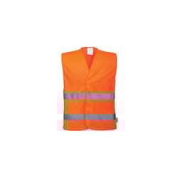 Hi-Vis 2 Band Vest - Orange, XX3X