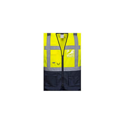 Warsaw Executive Vest - Yellow & Navy, 3 XL