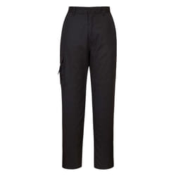 Portwest Ladies Combat Trousers - Black, XXL