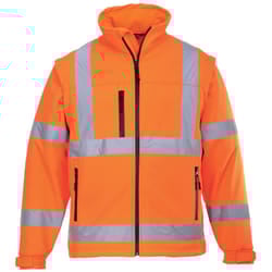 Portwest Hi-Vis Softshell Jacket - Orange, XL
