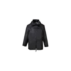Portwest Rain Jacket - Black, Large