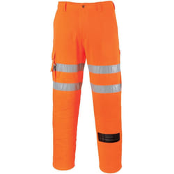 Portwest Rail Combat Trousers - Orange, XL