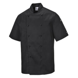 Portwest Kent Chefs Jacket - Black, M