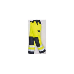 Lyon Hi-Vis Trousers - Yellow & Navy, Small