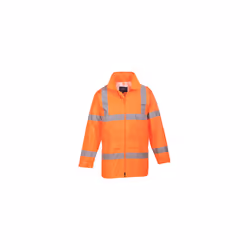 Hi-Vis Rain Jacket - Orange, 2XL