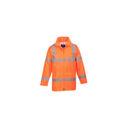 Hi-Vis Rain Jacket - Orange, 2XL