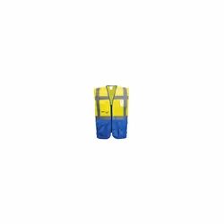 Warsaw Executive Vest - Yellow & Light Red, Large