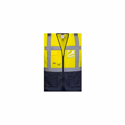 Warsaw Executive Vest - Yellow & Navy, 4XL