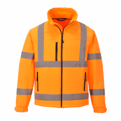 Portwest Hi-Vis Classic Softshell Jacket - Orange, M