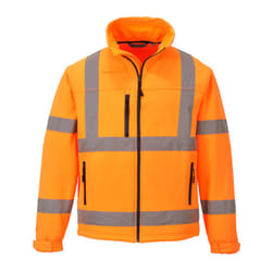 Portwest Hi-Vis Classic Softshell Jacket - Orange, XL