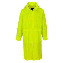 Portwest Classic Adult Rain Coat - Yellow, XL