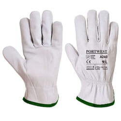 Portwest Oves Driver Glove - White, M