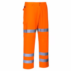 Portwest Hi-Vis 3-Band Combat Trousers - Orange, L