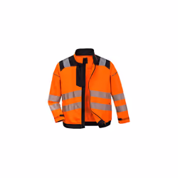 PW3 Hi-Vis Work Jacket - Orange, XL