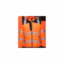 PW3 Hi-Vis Baffle Jacket - Orange & Black, Medium