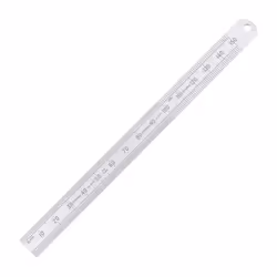 150mm/6" Flexible Rustless Rule Round End