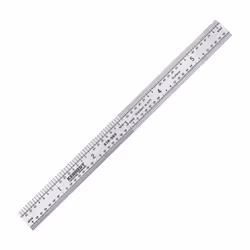 150mm/6" Flexible Rustless Rule Square End